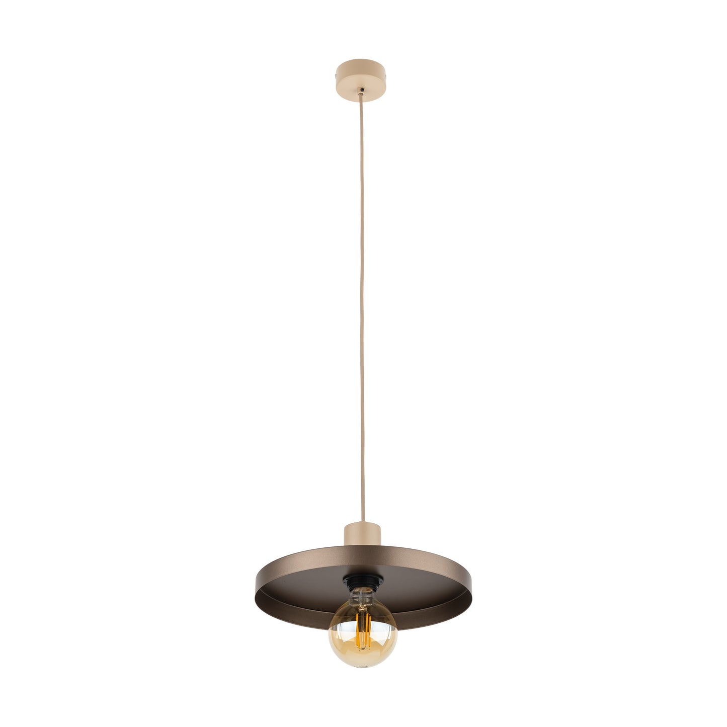 Piekaramā lampa Sila 300 × 300 × 1450 mm Sabia brūns - N1 Home