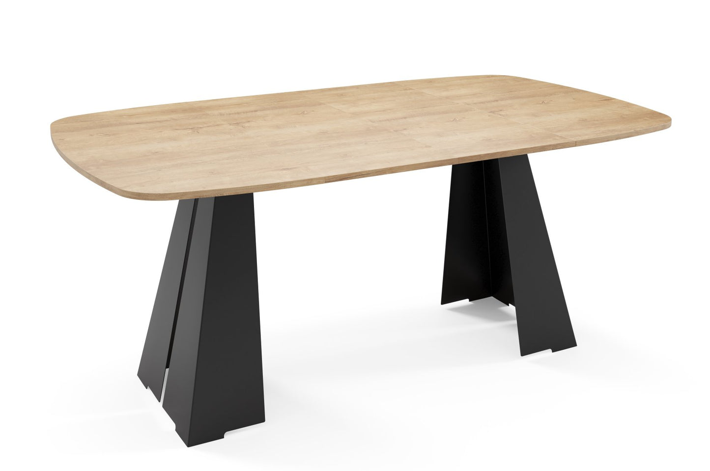 Galds Vabe 100-176/100/76 cm zelta craft ozols - N1 Home