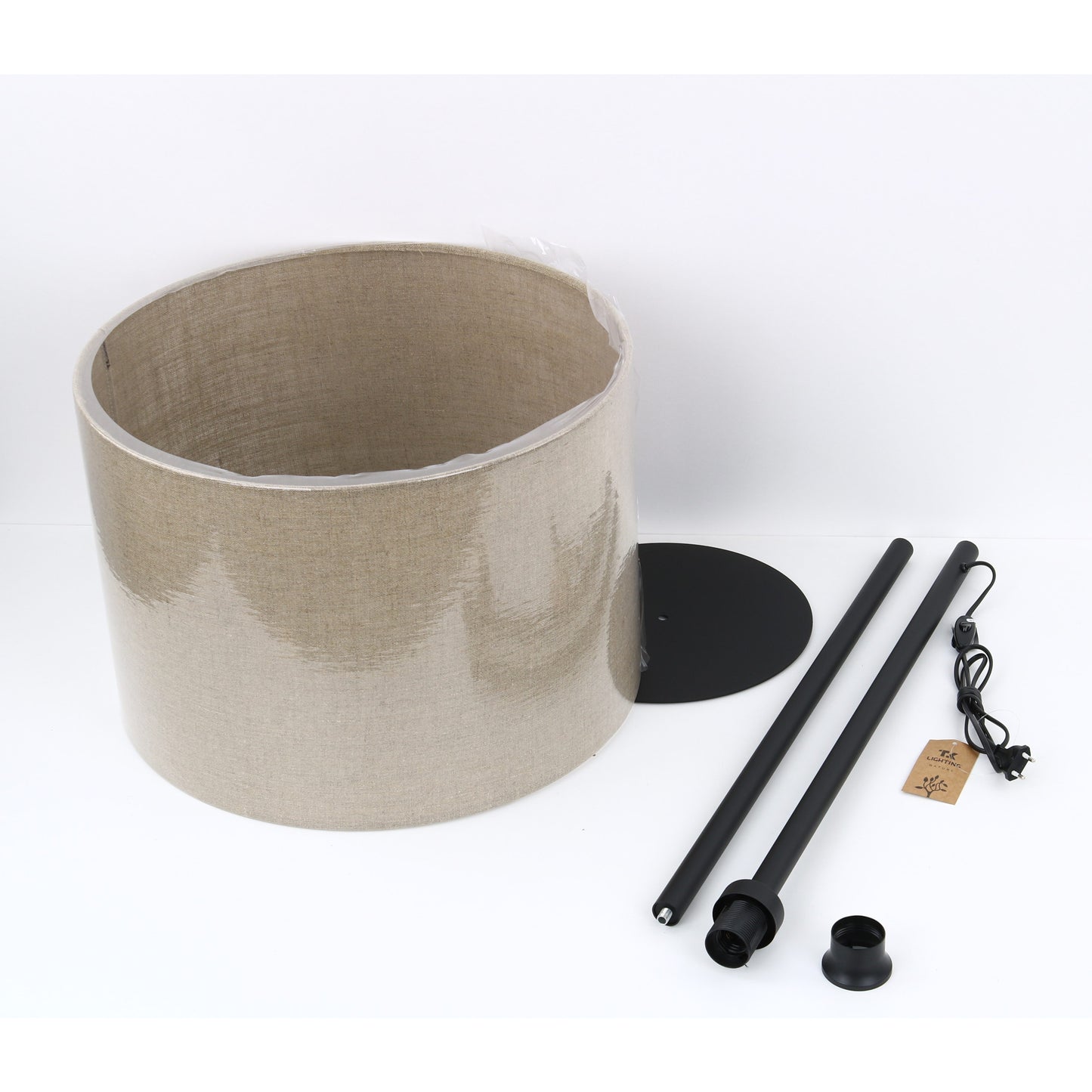 Stāvlampa Glori 500 × 500 × 1600 mm bēšš - N1 Home