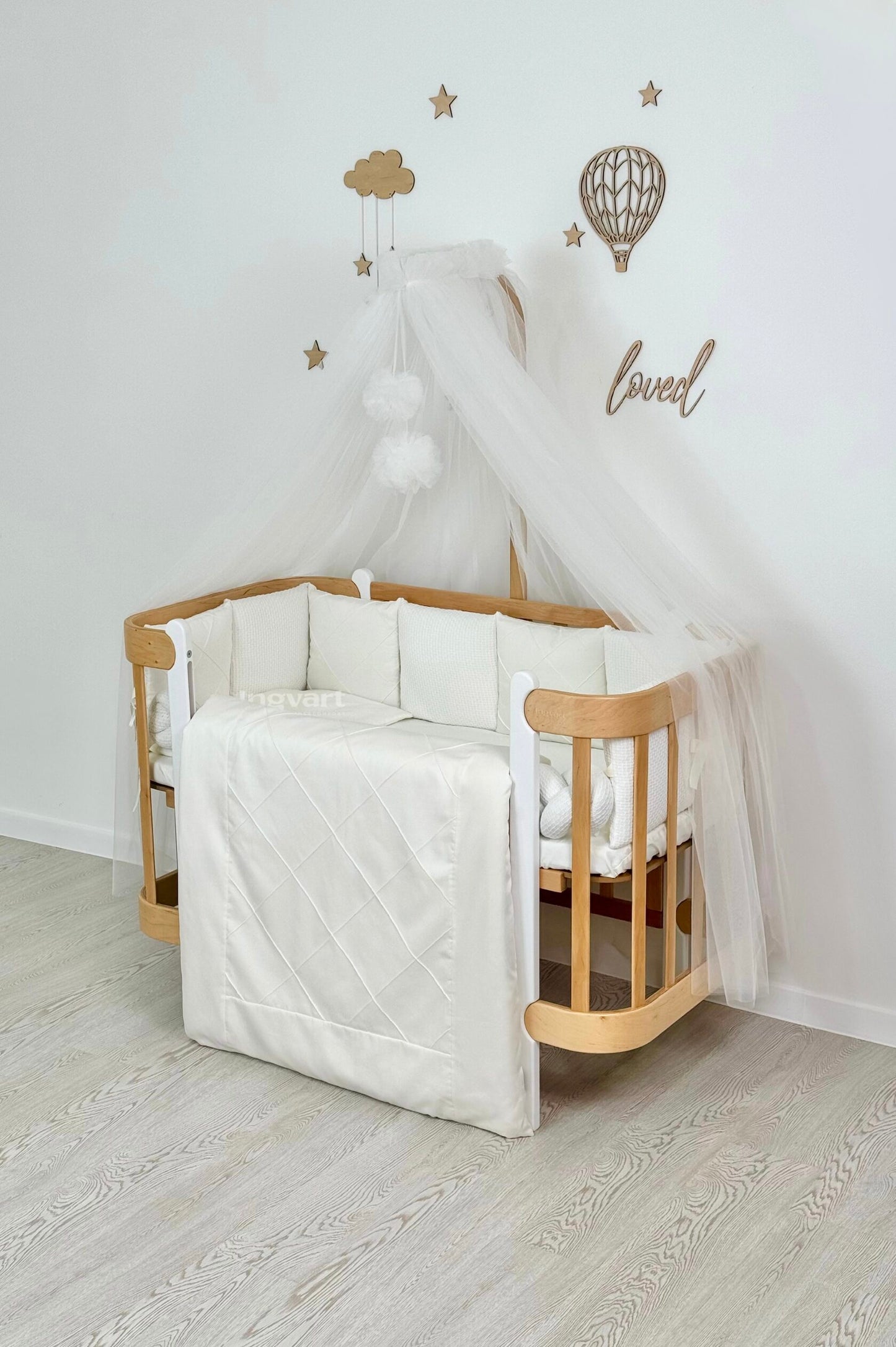 Satīna Gultas Veļas Komplekts "Platīns" milk - N1 Home