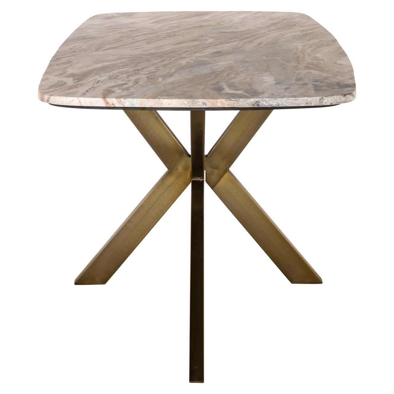 Galds Bottega Richmond Interiors 220/77/100 cm Blush bēšs danish oval