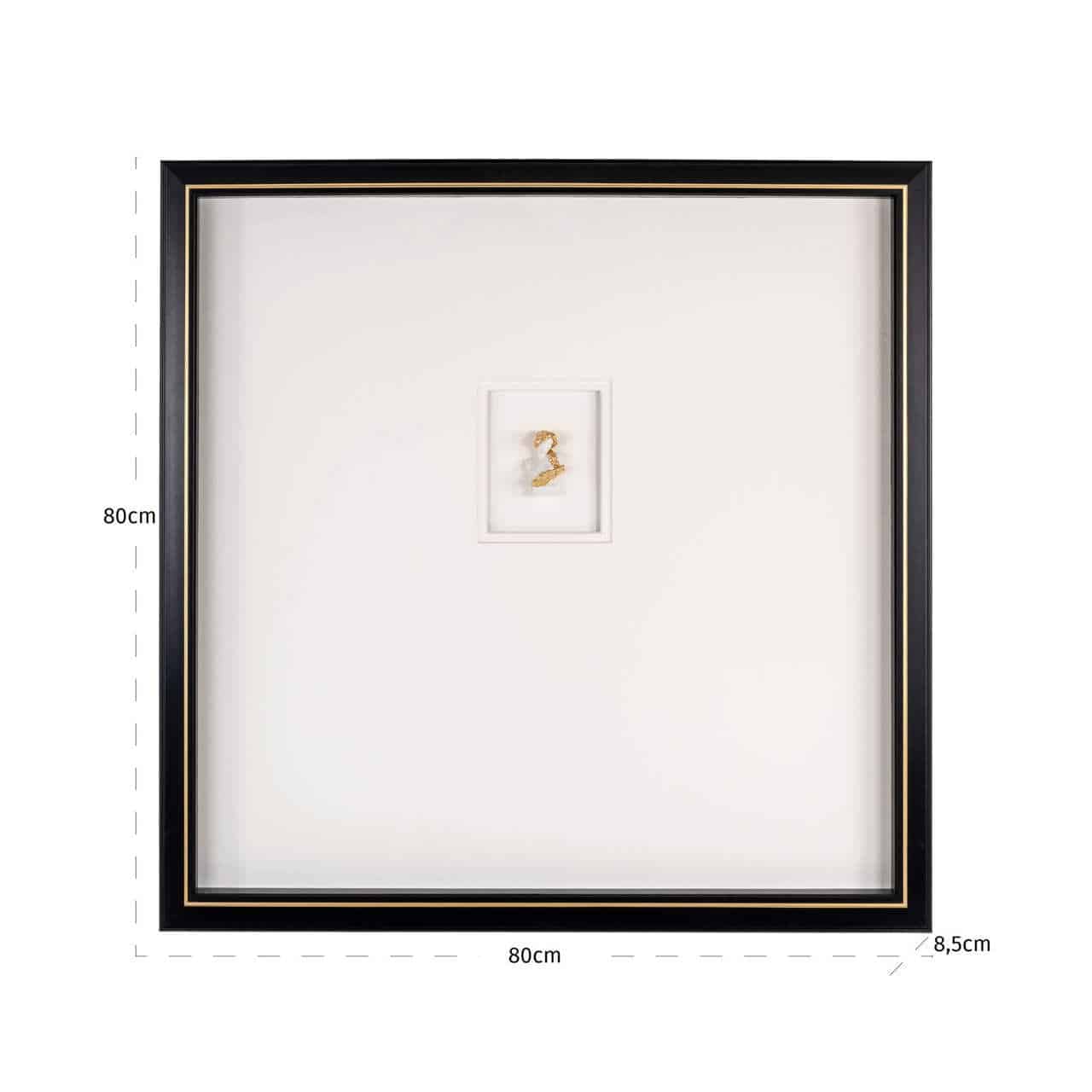 Sienas māksla Danni Richmond Interiors 7,5/80/80 cm melns/balts