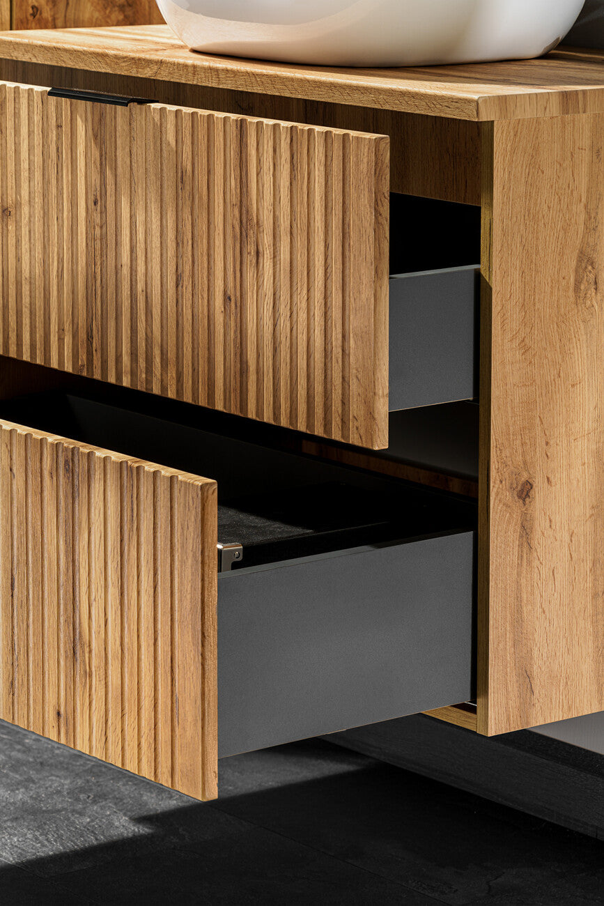 Vannas istabas mēbeļu komplekts Ade NM ozols - N1 Home