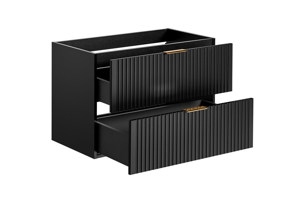 Vannas istabas mēbeļu komplekts Ade DR 80 cm melns - N1 Home