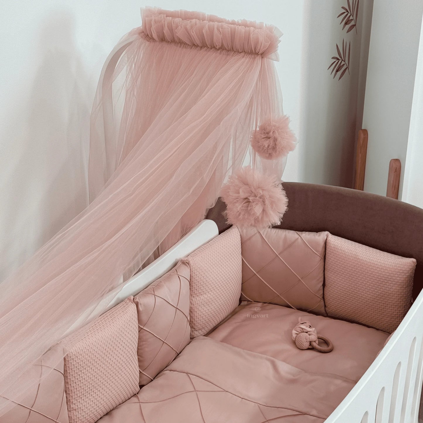 Satīna Gultas Veļas Komplekts "Platīns" dusty rose - N1 Home