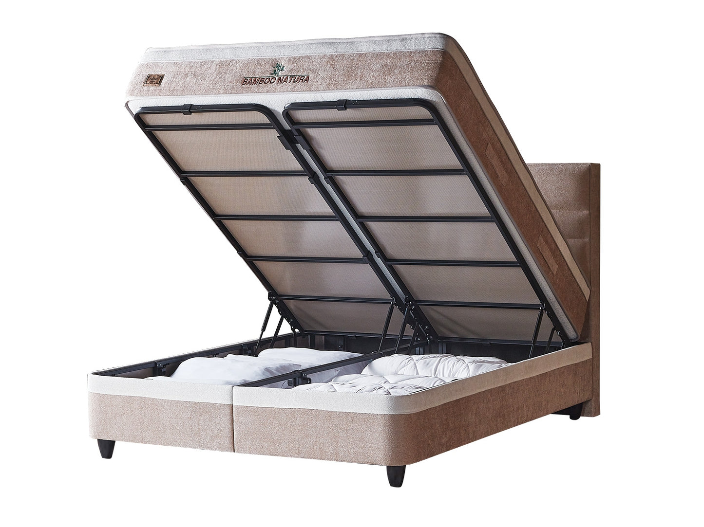 Gulta Bambu 160;180/200 cm bēšs - N1 Home