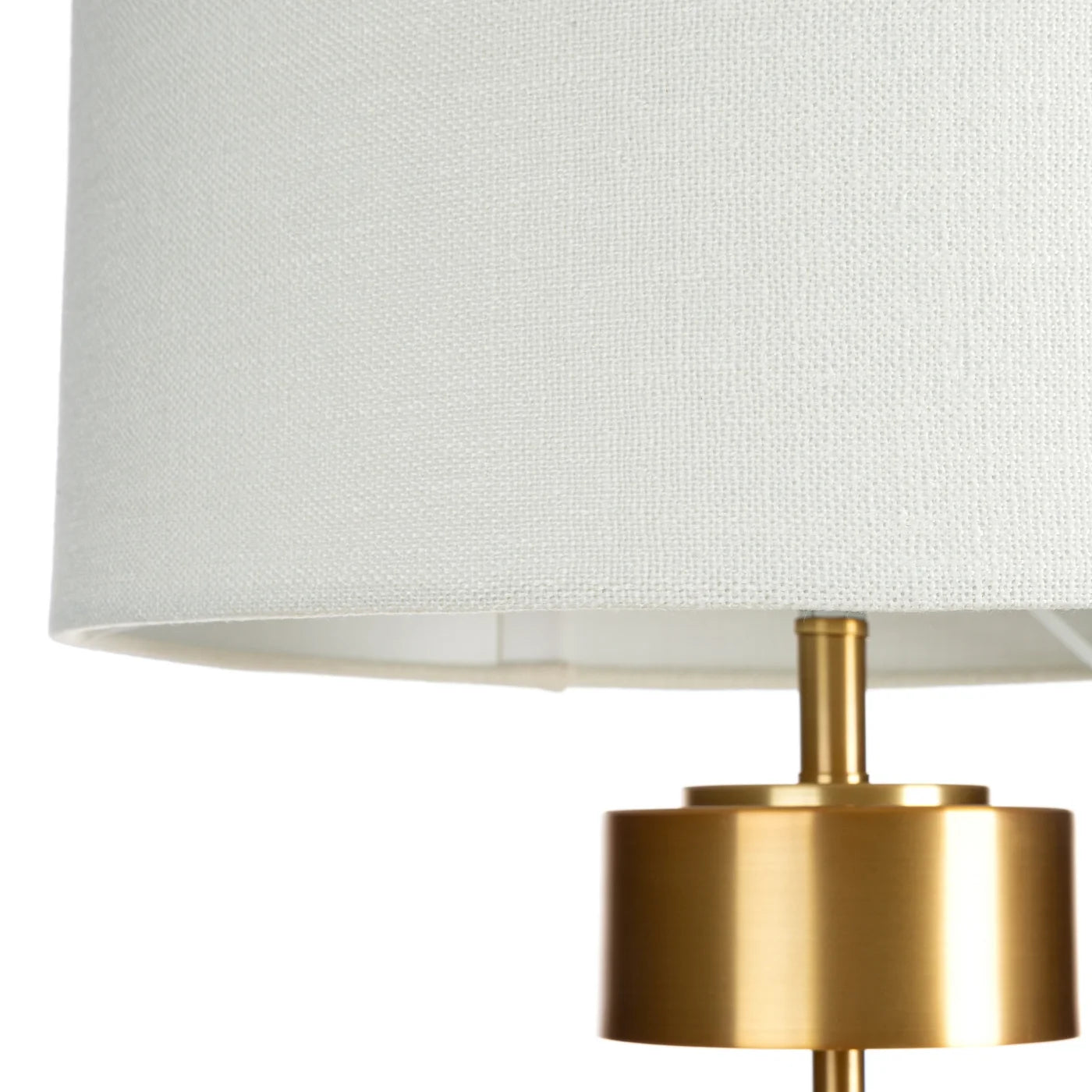 Galda lampa Angi 36/65 cm balts/zelts - N1 Home