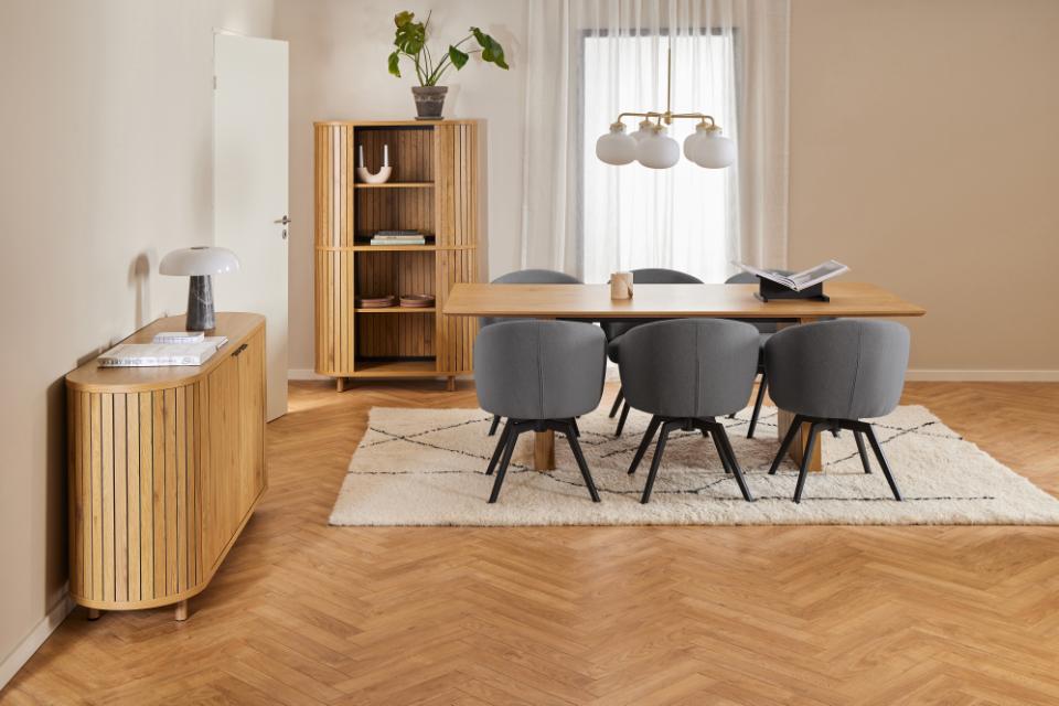 Krēsls Darl 58/60/80 cm pelēks - N1 Home