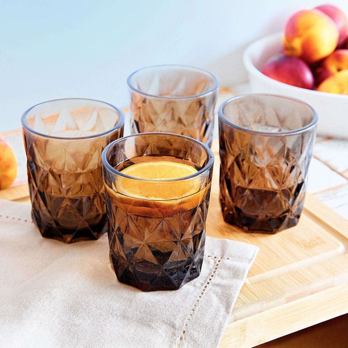 Glāžu komplekts (4) Luns 290 ml grafīts - N1 Home