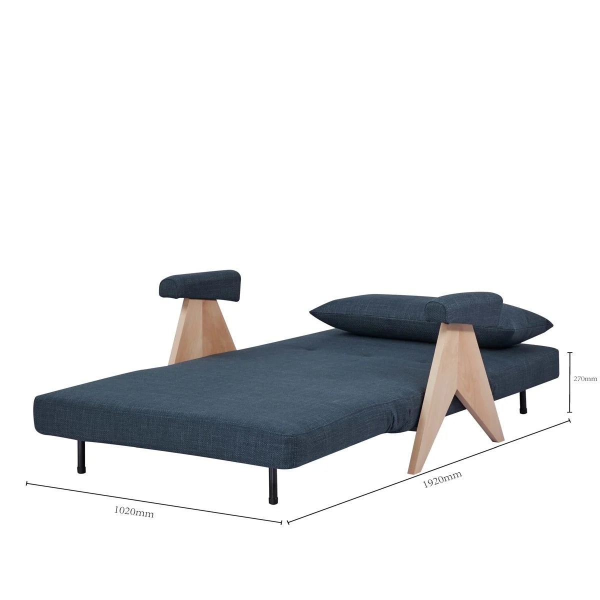 Krēsls Sola 83/91/84 cm melns - N1 Home