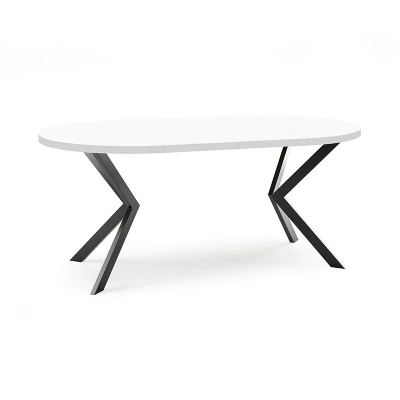 Galds Edd 90/166 cm arktiks balts - N1 Home