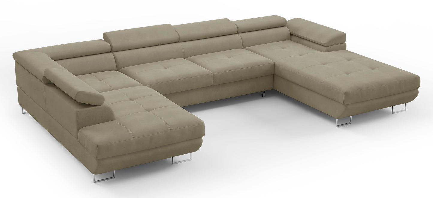 Dīvāns Nola 345/90/205 cm Gerra 100 - N1 Home