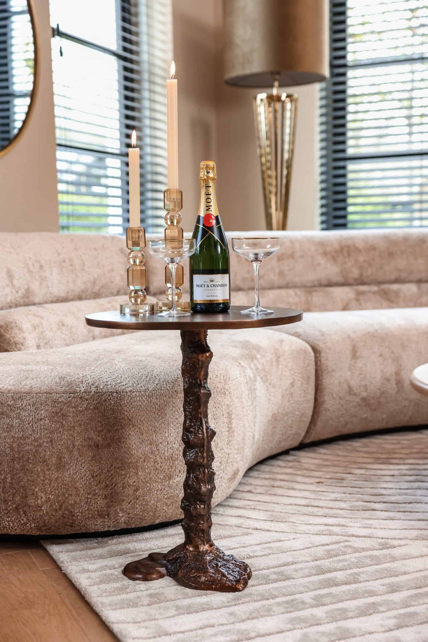 Kafijas galds Misty Richmond Interiors 46/57/46 cm bronza