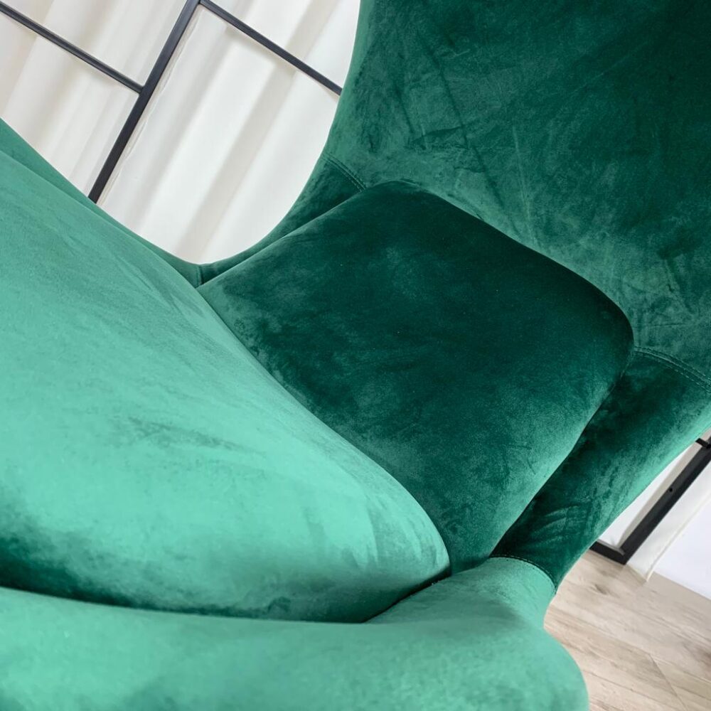 Krēsls Dot Design Varde samta 78x98x43 cm dzelts - N1 Home