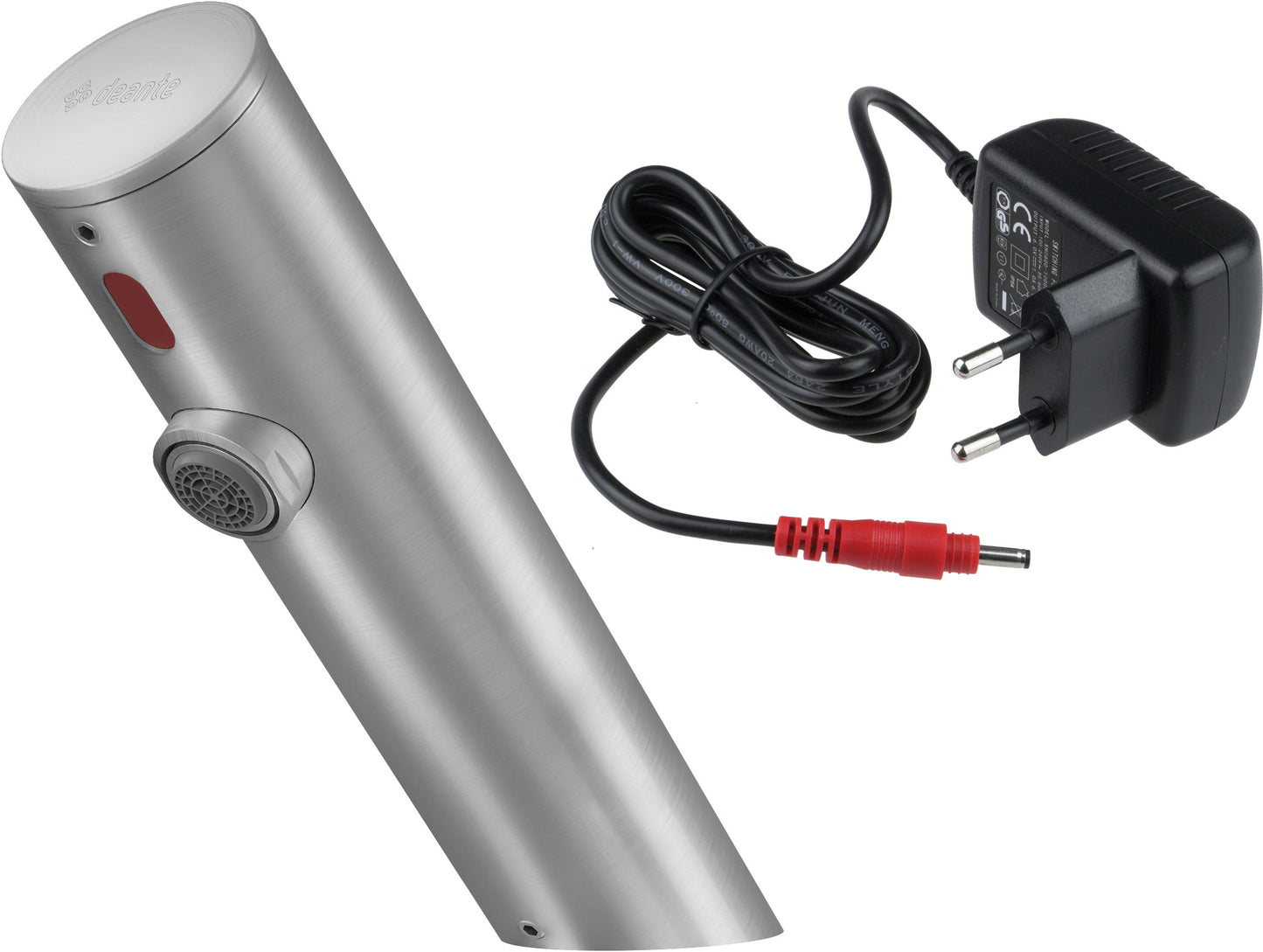 Izlietnes jaucējkrāns, bezkontakta, bez temperatūras regulēšanas - 230/6V Sense 205 mm matēta tērauds - N1 Home