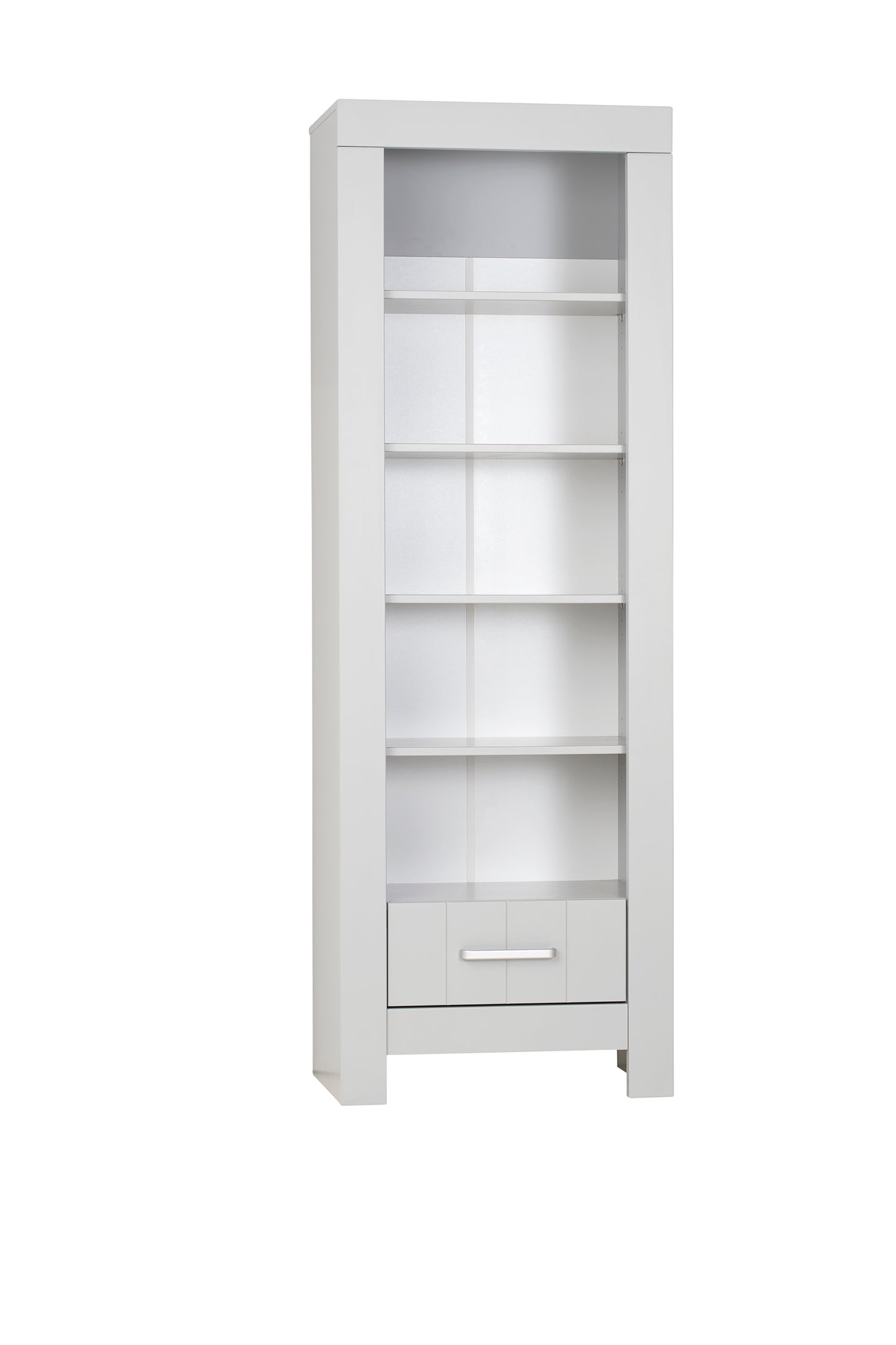 Grāmatu skapis CAMU 45/69/204 cm pelēks - N1 Home