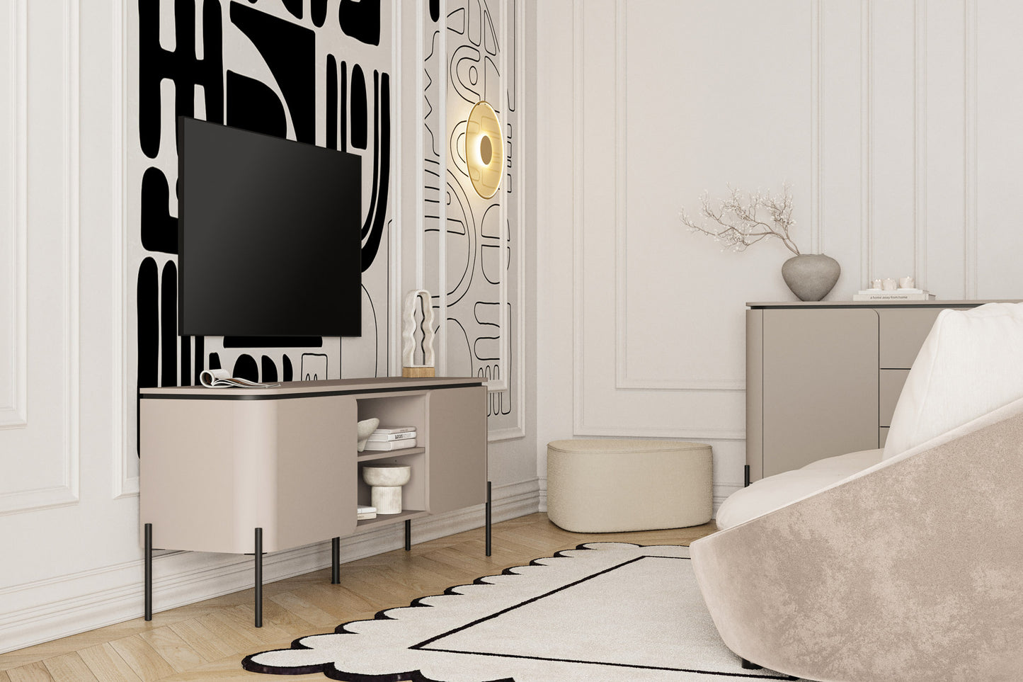 TV skapis Beltas 163/40/65 cm congo