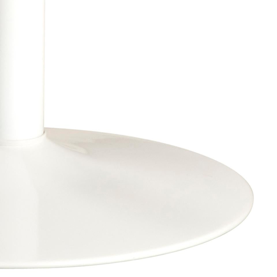 IBI apaļš pusdienu galds,ozola NC lakots finieris, trompetes pamatne Ø110x74 cm