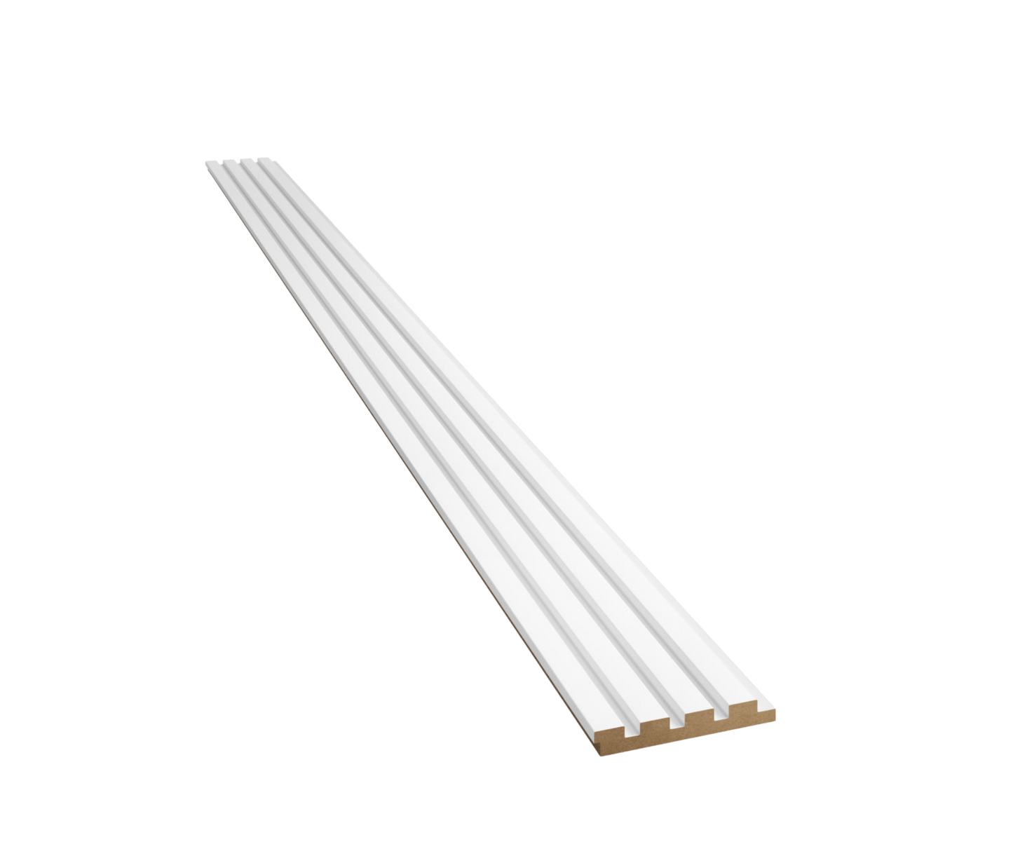 Minilameļi dekoratīvie paneļi 123x16x2750 mm balts - N1 Home