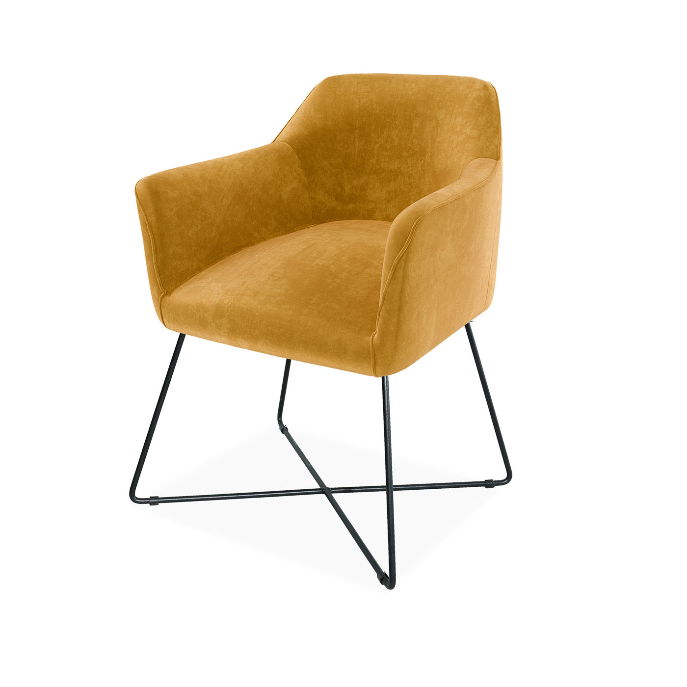 Krēsls Karlet X 62/83/61 cm sinepes