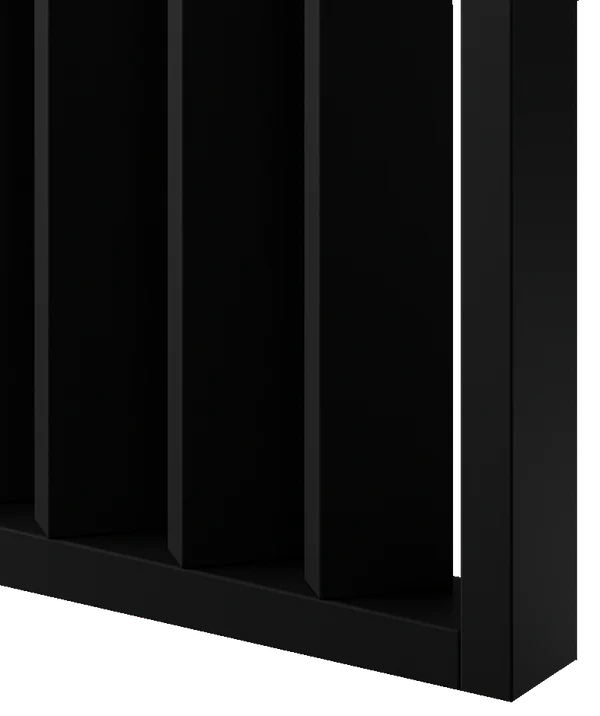 Starpsiena ar pamatni Glosa 99/200 cm melns