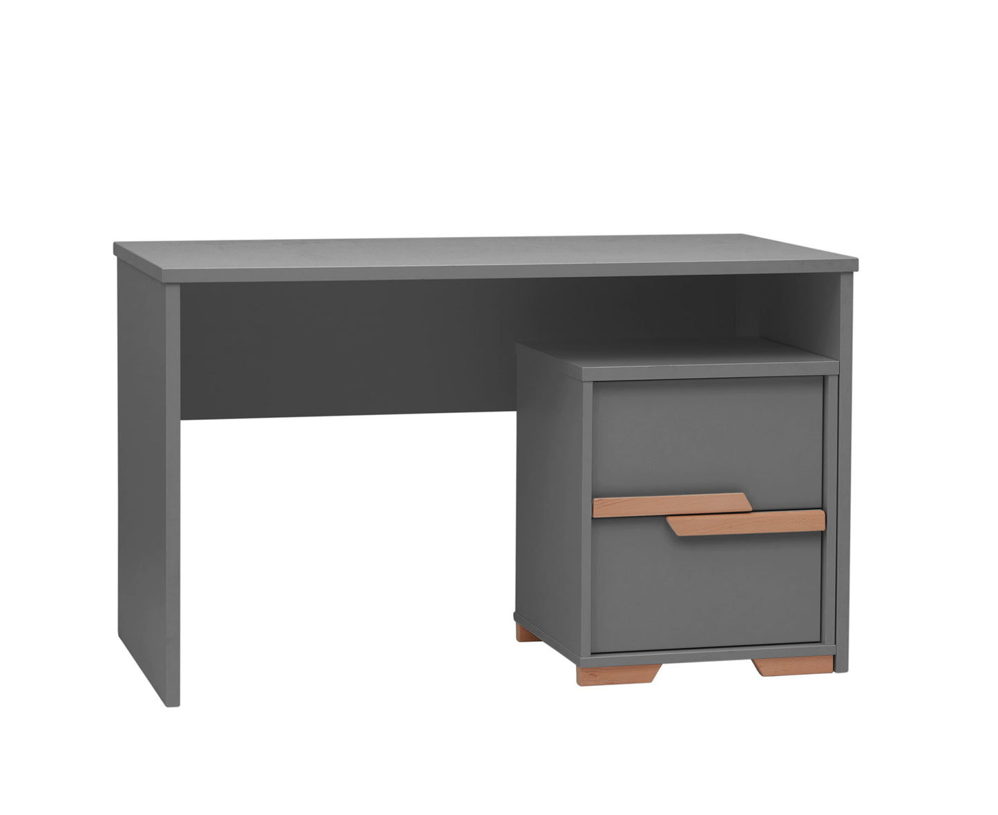 Rakstāmgalds SONI 65/125/75 cm pelēks - N1 Home