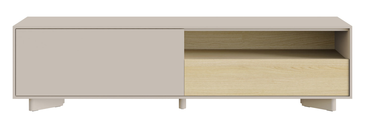 TV skapis Distri 175/46/35 cm Vičencas ozols/kašmirs