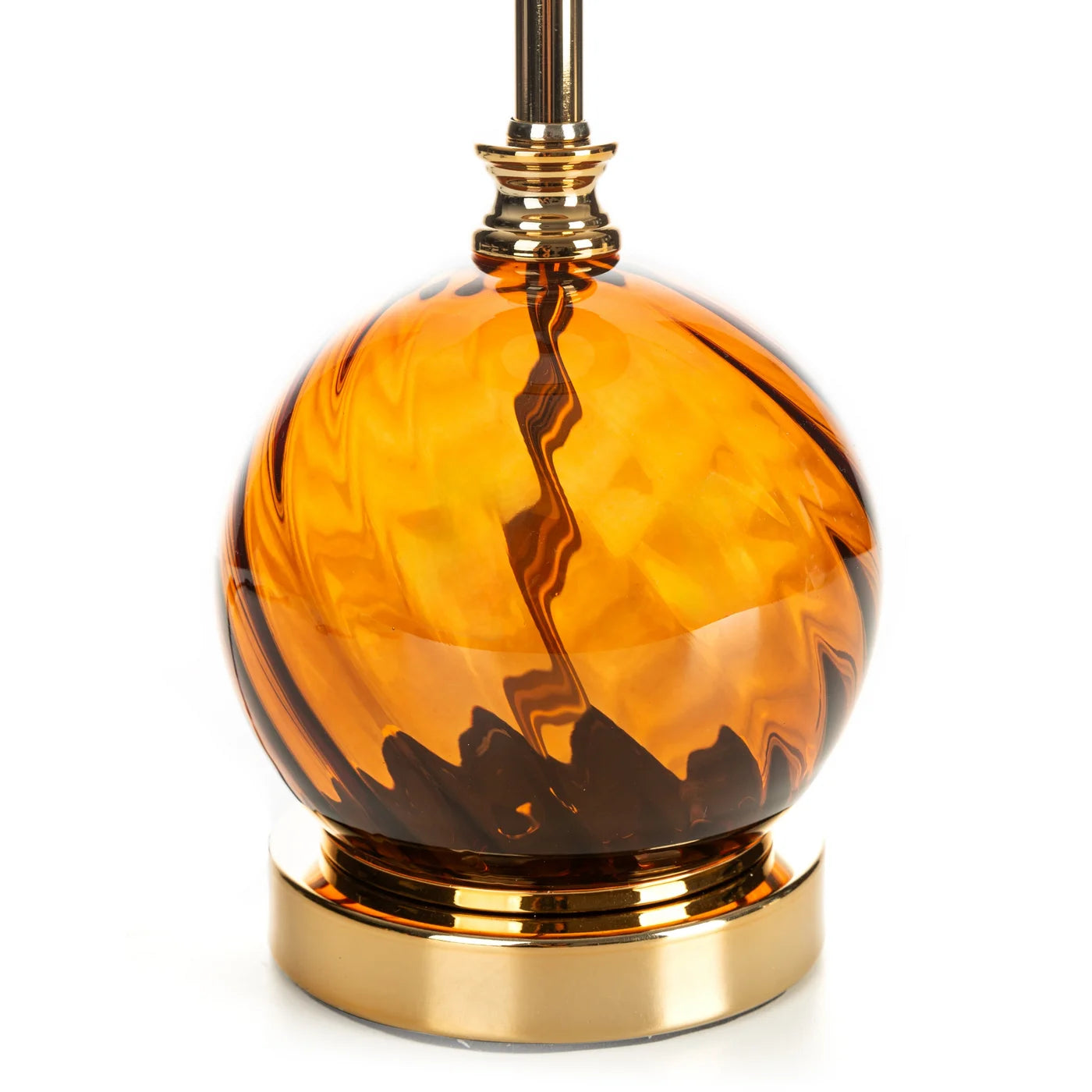 Galda lampa Vale 26/68 cm varš/zelts - N1 Home