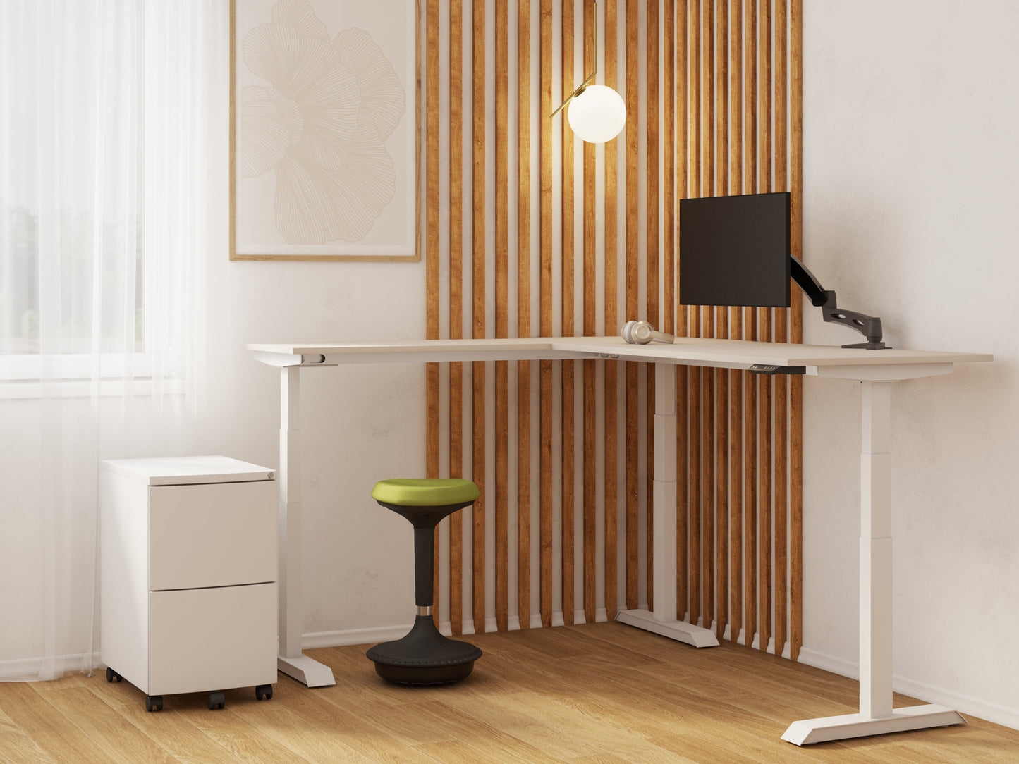 Regulējams rāmis Aktiva III 60-125 cm melns - N1 Home