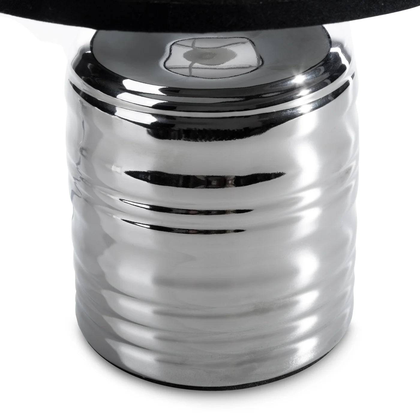 Galda lampa Amel 18 x 28 cm, melns/sudrabs - N1 Home