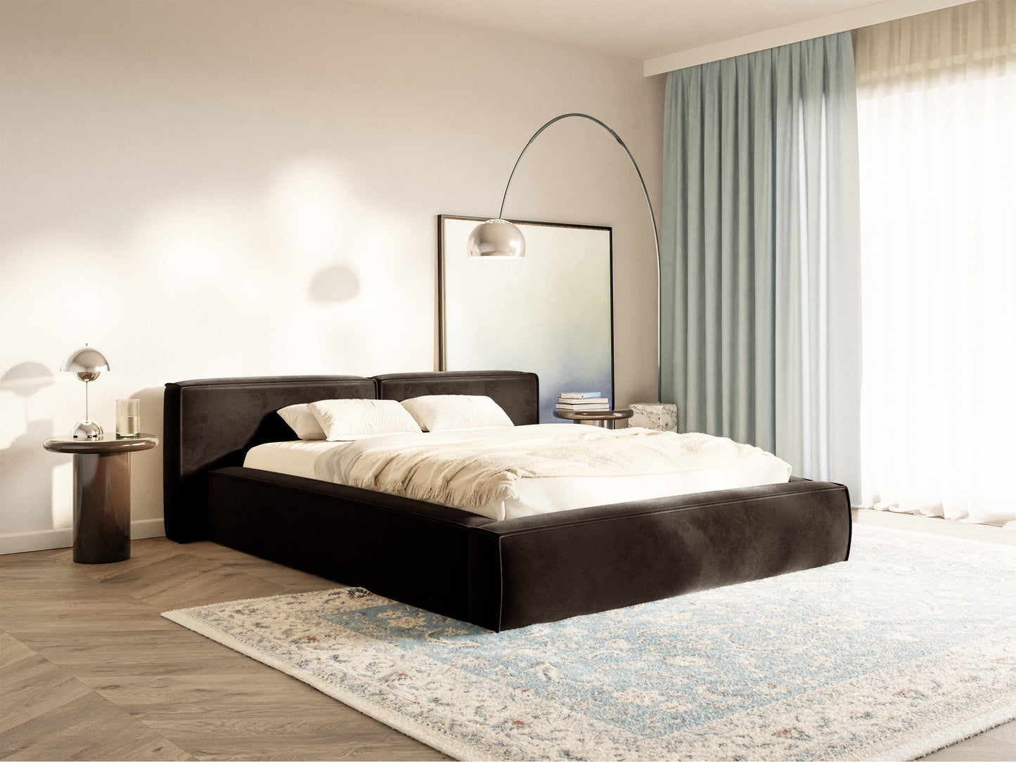 Gulta Tilas low 140/160/180/200x200 cm Bluvel 48 - N1 Home