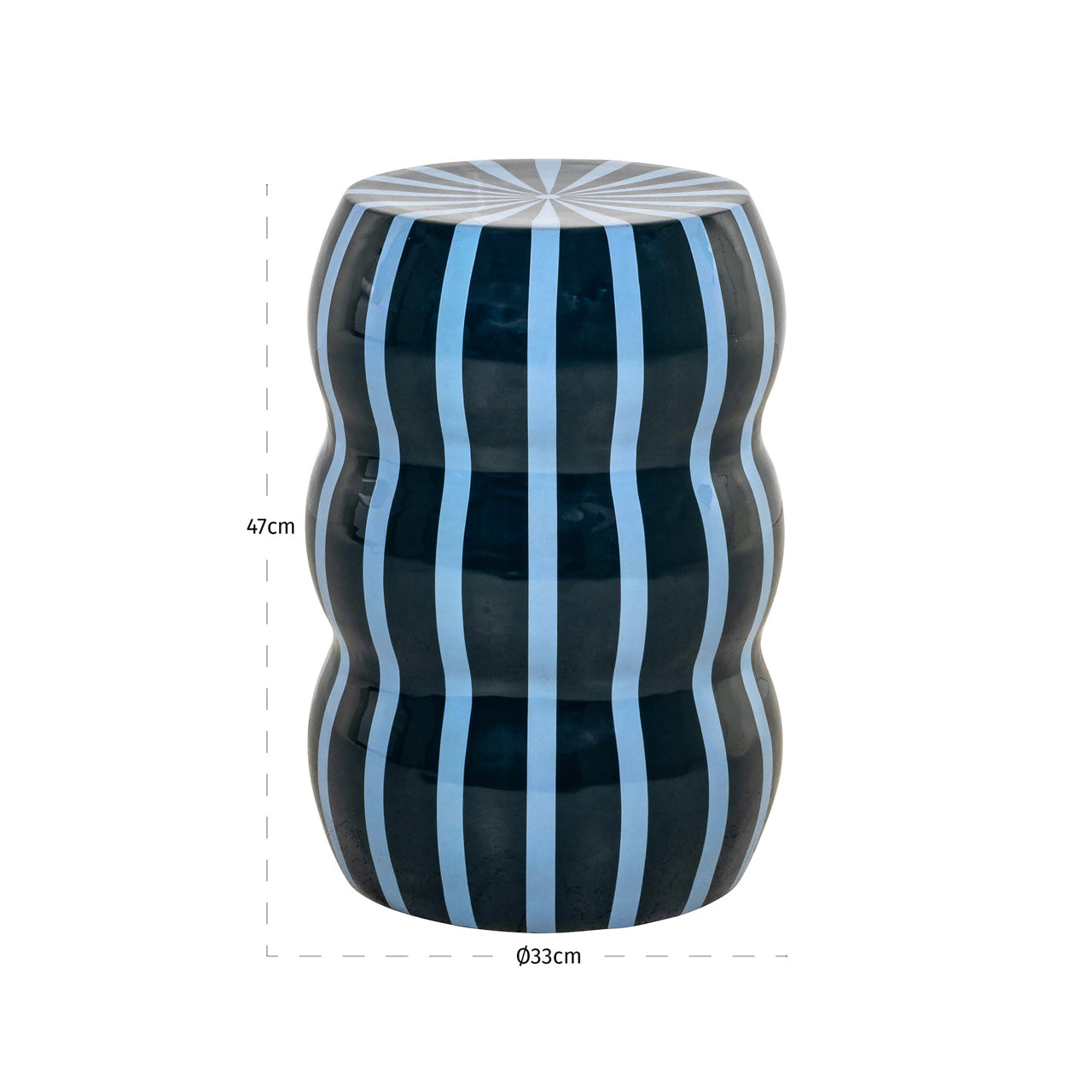 Kafijas galds Boyd Richmond Interiors 33/47/33 cm zils