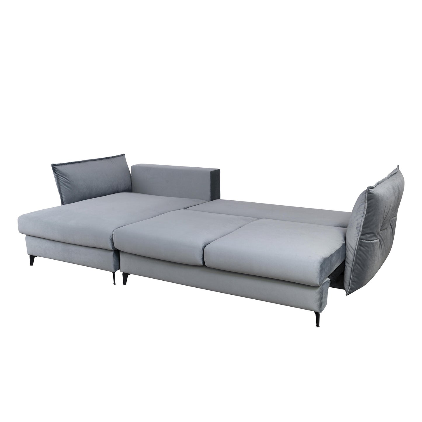 Dīvāns Carmen Corner S2 Befame 318/187/101 cm rozā - N1 Home