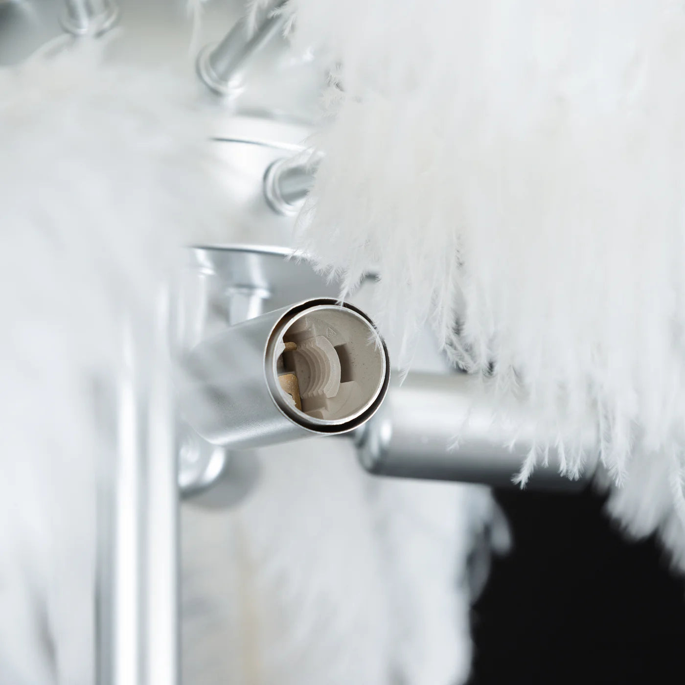 Stāvlampa Fieria 95/180 cm balts/sudraba - N1 Home