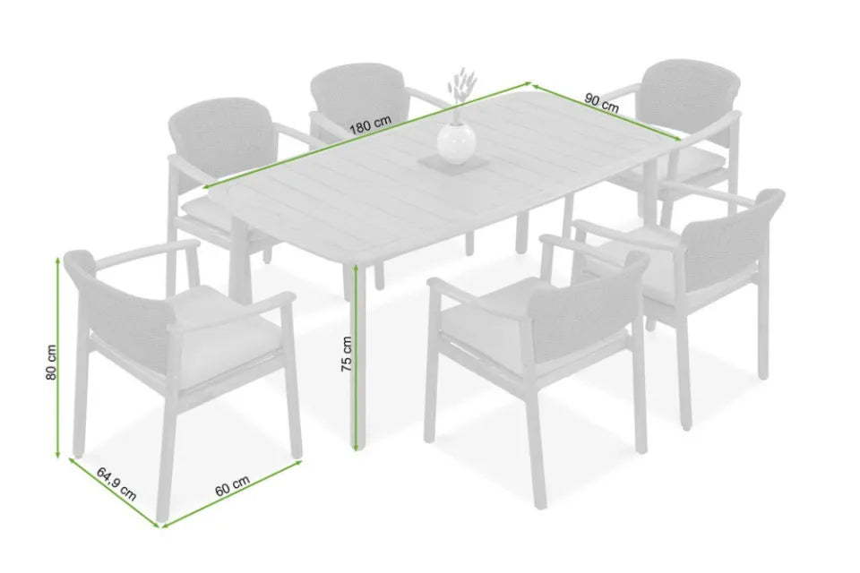 Dārza komplekts Dova brūns - N1 Home