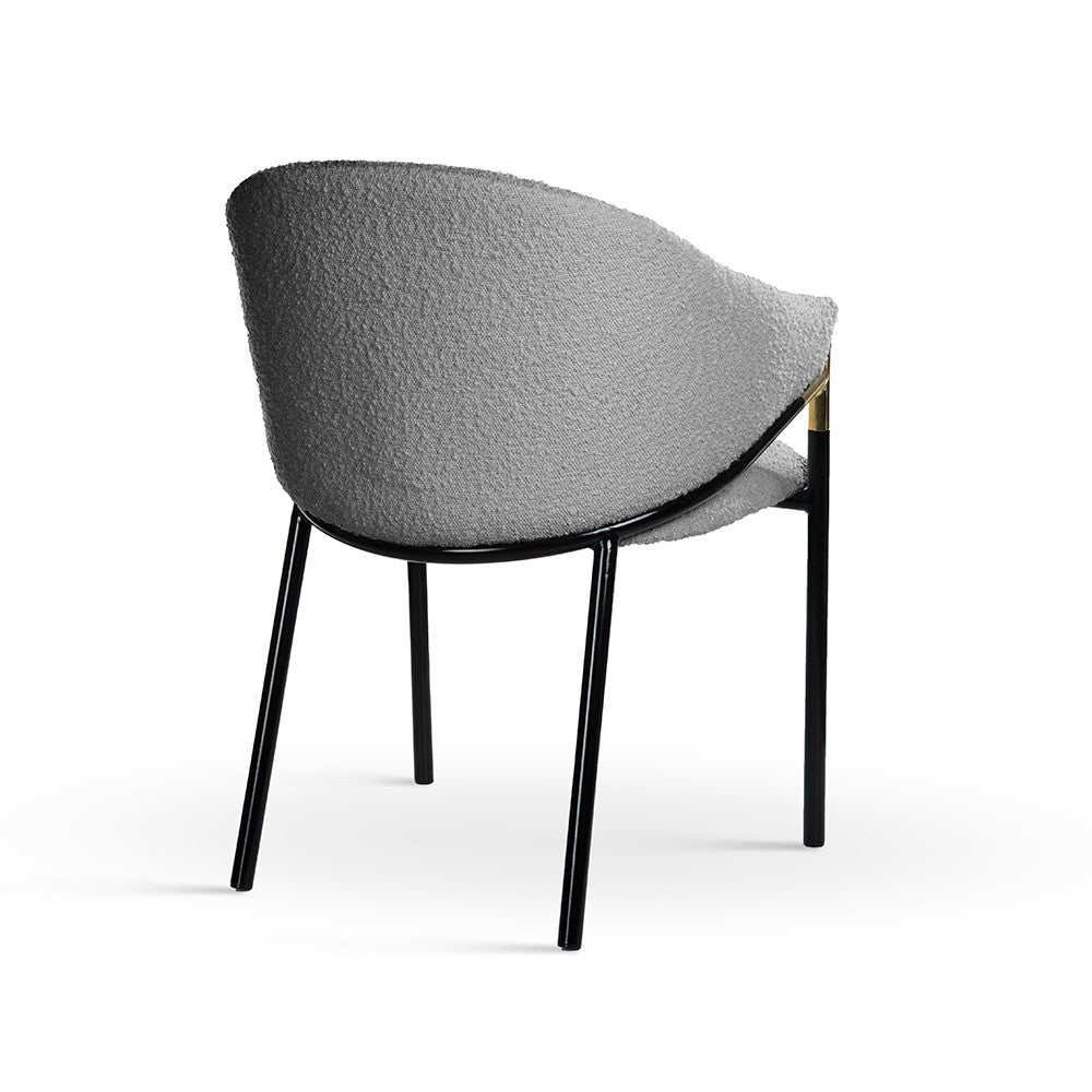 Krēsls FC bukle pelēks 56/43/77 cm - N1 Home