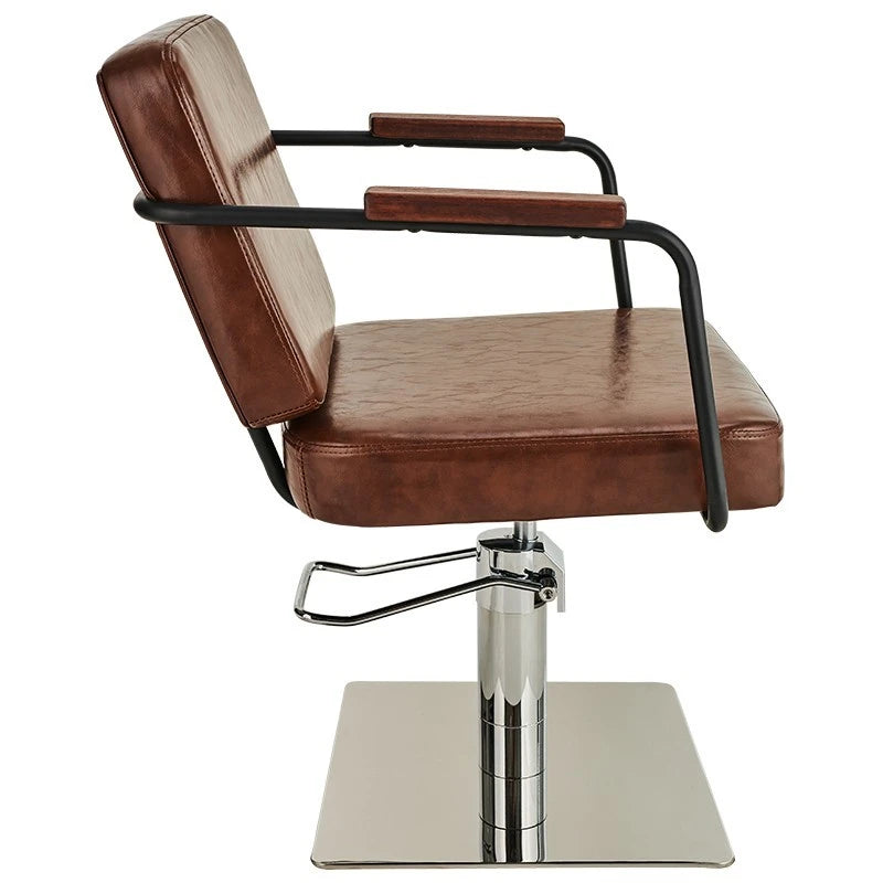 Frizētavas krēsls Enzi 61/50/60 cm gaiši brūns - N1 Home