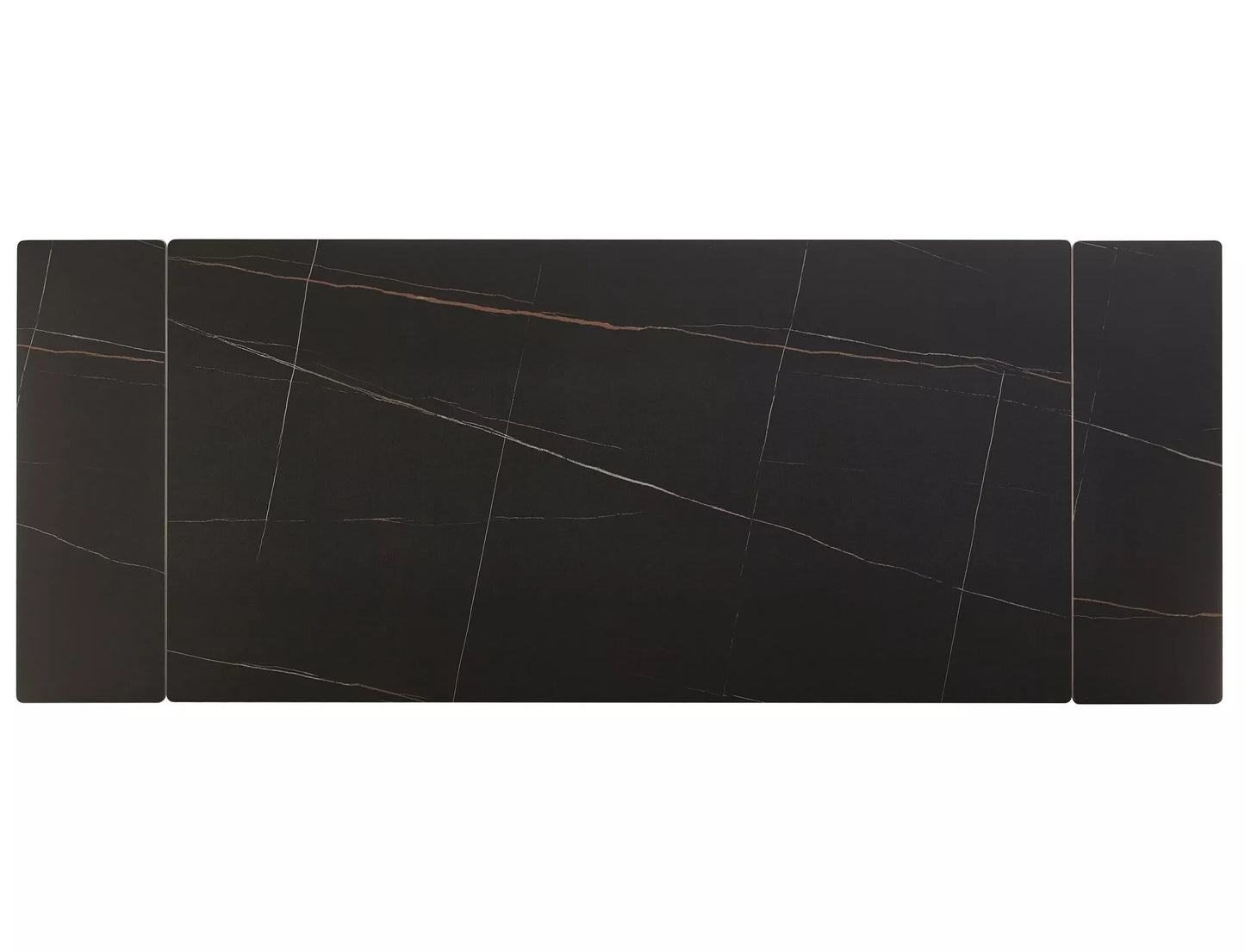 Galds Imperi 160; 180/74/90 cm melns - N1 Home