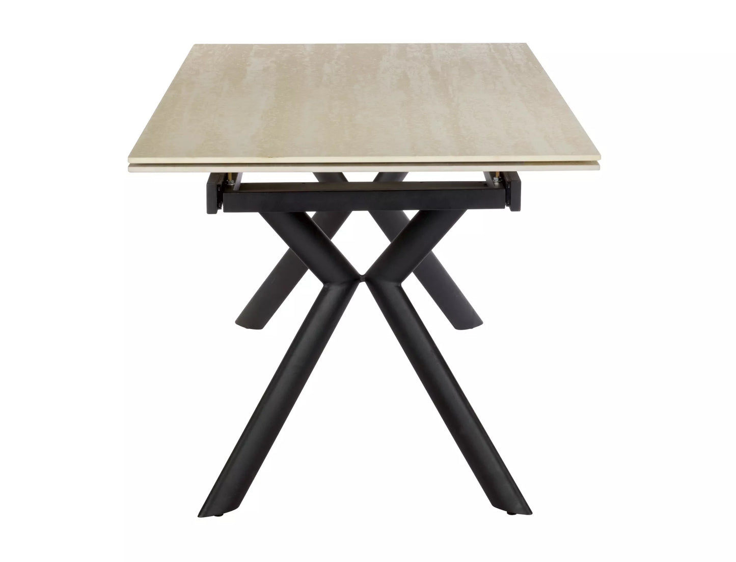 Galds Nort 75/90/160 cm bēšs - N1 Home