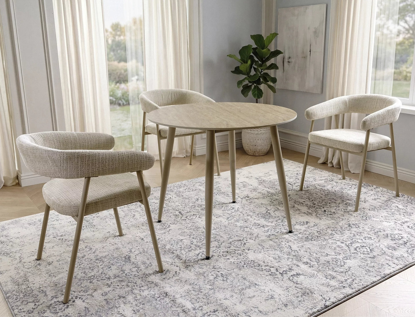 Krēsls Katas 75/57/49 cm bēšs/kašmirs