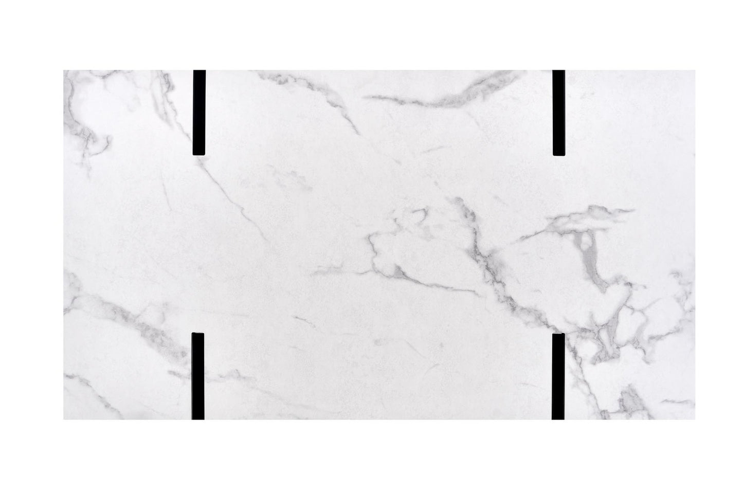 Kafijas galds Blans 110/60/43 cm balts marmors/melns - N1 Home