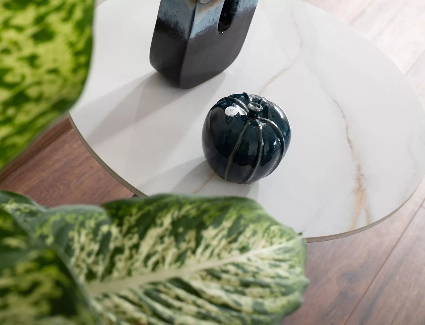 Kafijas galdiņš Hylls 50/46 cm balts/melns - N1 Home