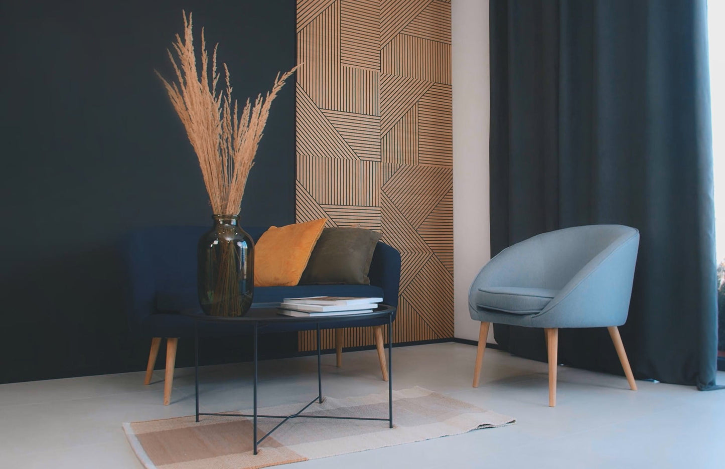 Frēzēts ozola finiera panelis VR 60x60 - N1 Home