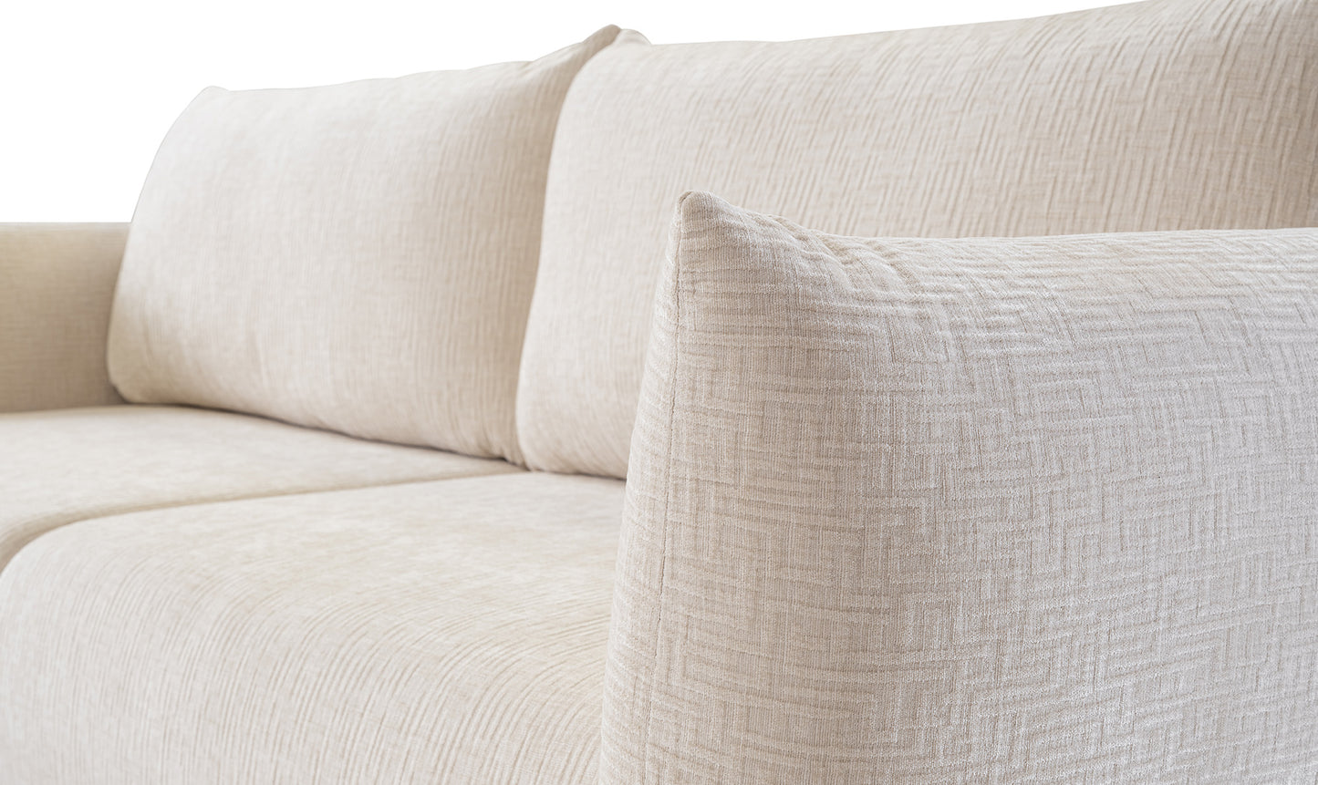 Dīvāns Adala 240/90/108 cm krēms - N1 Home