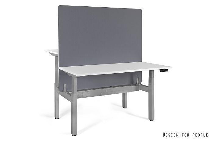 Galds Aktiva II 140; 160/70 cm pelēks/balts - N1 Home