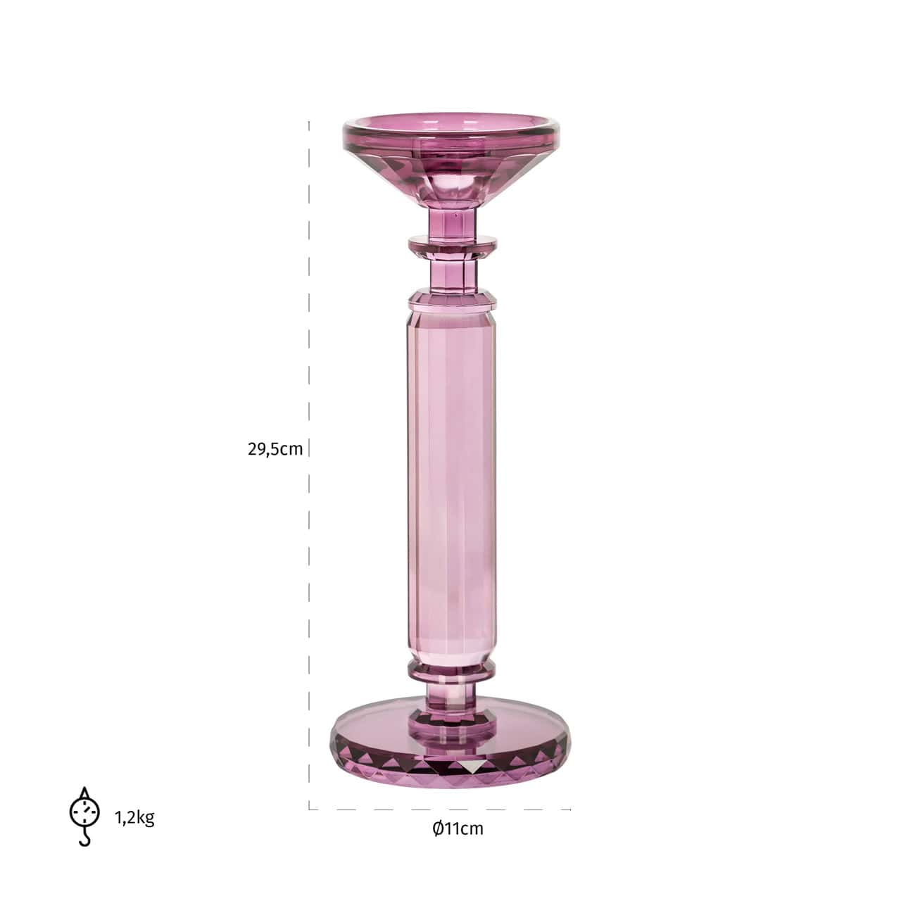 Svečturis Maysa Richmond Interiors 29/11/11 cm violets - N1 Home