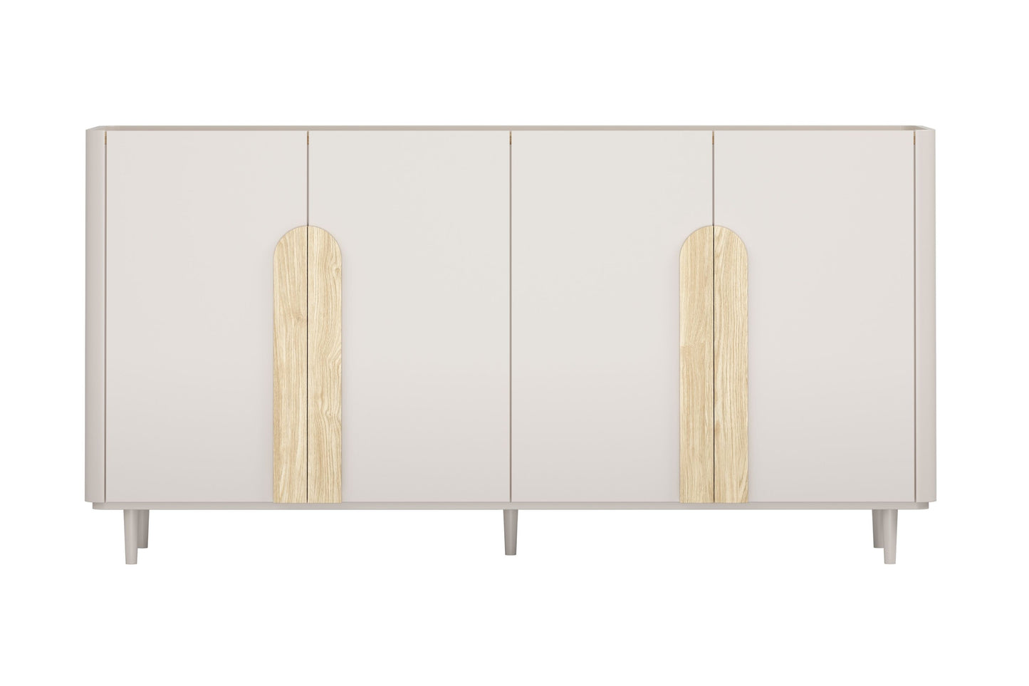 Kumode Amil 200/102/48 cm Kašmirs / Eļļots ozols / Gaišs ozols - N1 Home