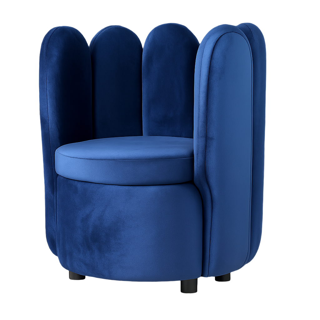 Krēsls Kroks Deluxe 80/64/68 cm zils