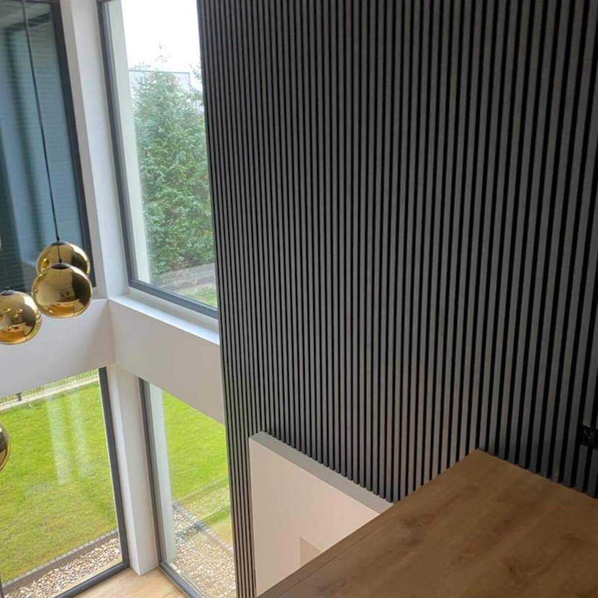 Sienas līstes - 16x30x2750 matētas melnas - N1 Home