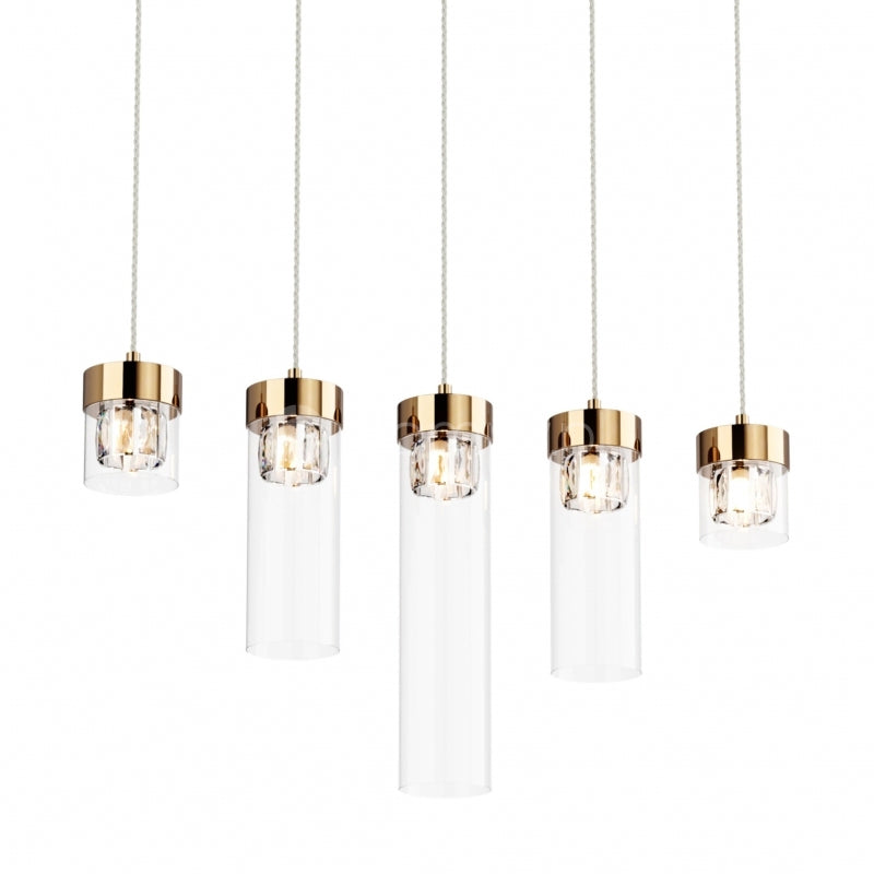 Piekaramā lampa Gemma 56/91/11 cm zelts